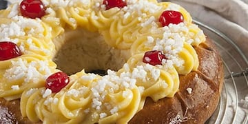 Rosca de Pascua rellena de dulce de leche: receta fácil y rápida