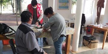 Muchos concurrentes asistieron a la donación de sangre en Montecarlo.