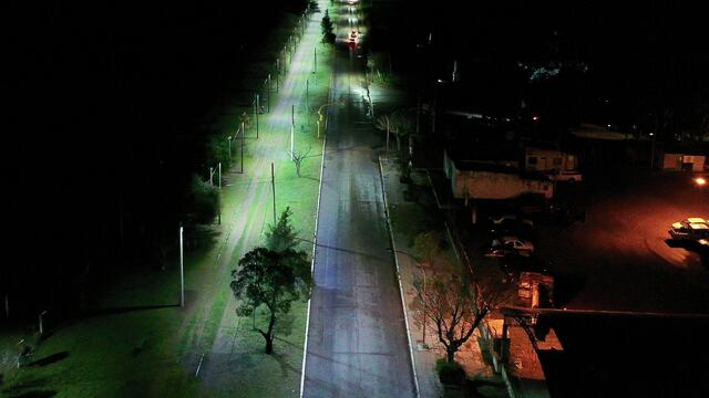 Instalaron luces LED en el Circuito de Salud de Punta Alta.