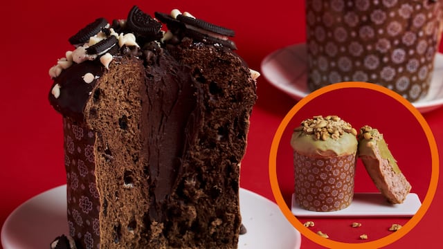 Las dos alternativas de pan dulce que ofrece La Celeste en Córdoba.