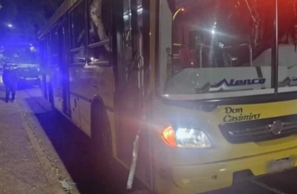 Accidente vial que involucró a un colectivo terminó con daños materiales