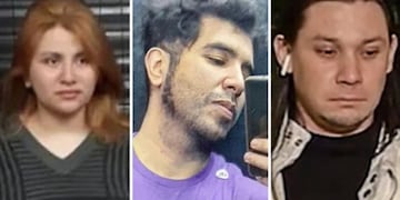 Brenda Uliarte, Fernando Sabag Montiel y Nicolás Carrizo - Archivo