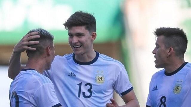 Balerdi, no viajará con la Selección Argentina Sub23. (Prensa Selección Argentina)