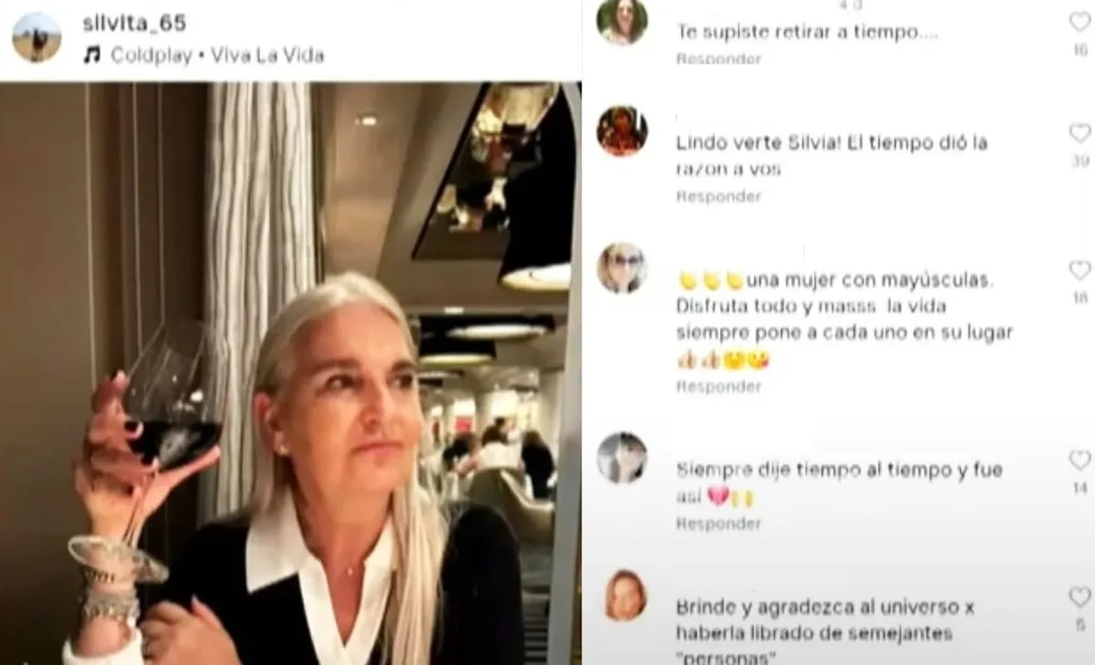 Silvia D’Auro en Instagram.