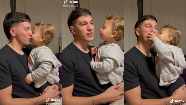 El video del Chino Herrera junto a su hija ya sumó más de 130 mil Me Gusta.