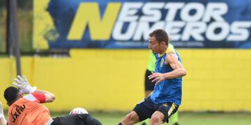 El delantero sumó sus primeros minutos como titular en la preparación para el próximo campeonato.