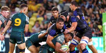 Por la quinta fecha del Rugby Championship, Los Pumas frente a Australia. (AP)