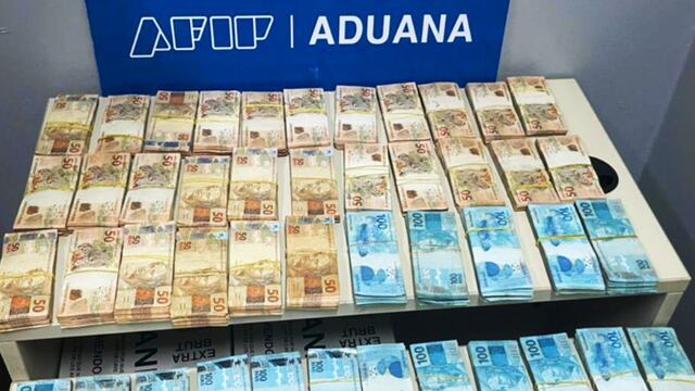 Intentaba salir del país con 350 mil reales.