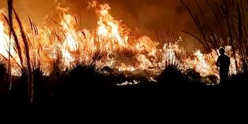 Pérez: cuatro focos de incendios en un solo día