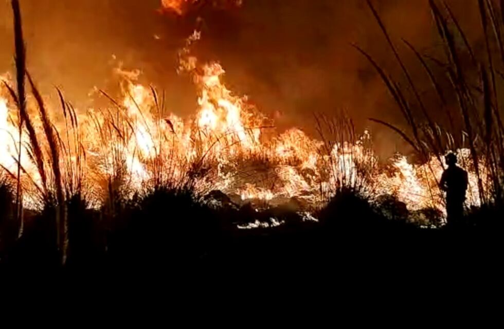 Pérez: cuatro focos de incendio en un solo día