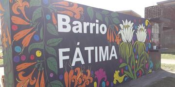 Barrio Fátima ya tiene nuevo cartel identificador