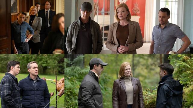 Escenas de la serie Succession.