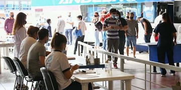En total viajaban 36 chicos de turismo y dos coordinadores.
