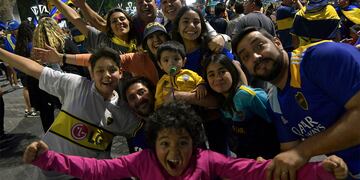 Los hinchas de Boca dieron el ejemplo en San Luis.