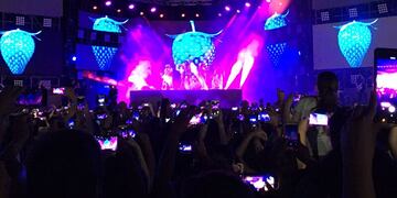 En vivo, 'Tini' Stoessel realizó un show con más de 100 mil asistentes en Posadas