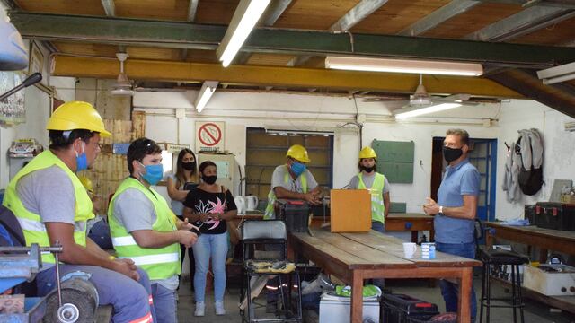 Darío Cocco, Secretario General del SEOM, de recorrida por diferentes lugares