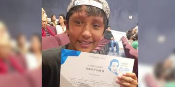 Bruno Zabala Amaya, obtuvo el primer premio en los Juegos Evita con un Freestyle sobre el Río Atuel.