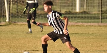 Fabricio Domínguez, el jugador de Gimnasia electrocutado.