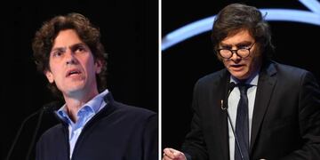 Milei, en contra de Lousteau por el aumento de senadores.