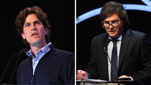 Milei, en contra de Lousteau por el aumento de senadores.