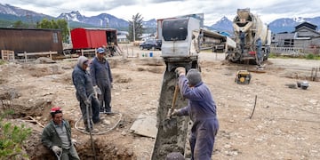 Ushuaia: avanzan las obras de gas y equipamiento en el barrio Colombo