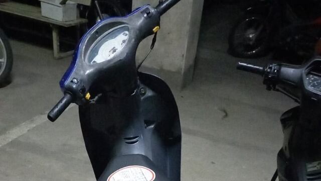 Moto secuestrada