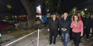 El vicegobernador visitó la localidad de Alderetes este martes.