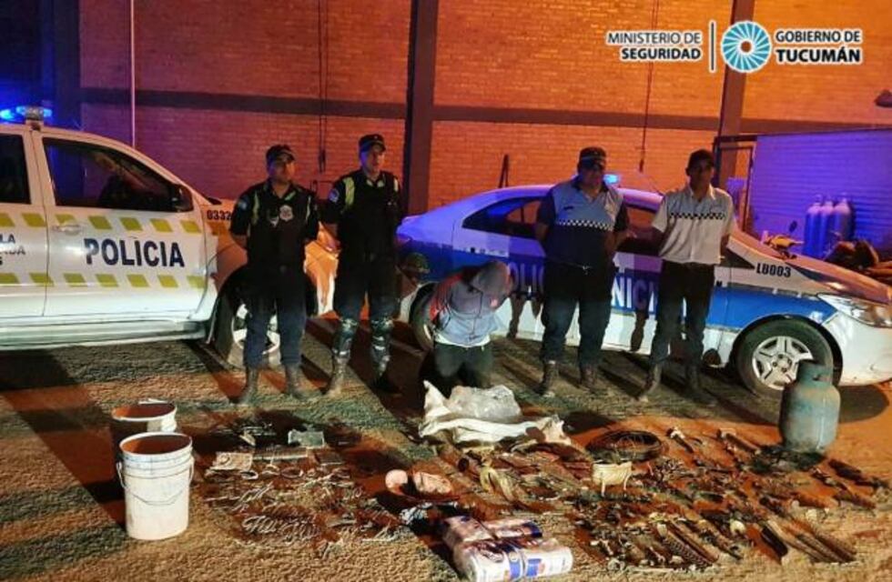 Lules: un sujeto fue encontrado in fraganti robando en un cementerio y fue detenido