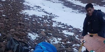 Recataron en helicóptero a una andinista que cayó en un cerro en Mendoza.