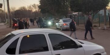La fiesta en barrio Villa Mafekin concentraba a unas 150 personas (Policía de Córdoba).