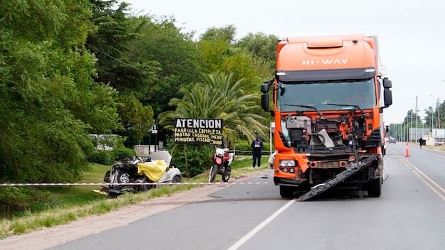 Así quedaron los vehículos tras el choque en Las Higueras.