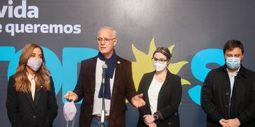 Presentación de los candidatos del Frente de Todos (Foto: Clarín)