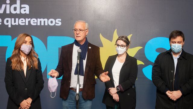 Los candidatos del Frente de Todos (Foto: Clarín)