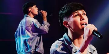 Gaspar Gigena, cordobés que vive en San Luis, la rompió en el programa de Tinelli "Canta Conmigo Ahora".