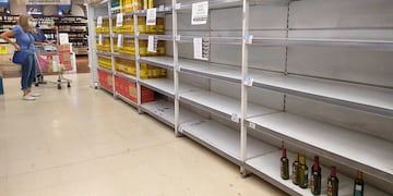 Empieza a preocupar la falta de productos terminados y de insumos.