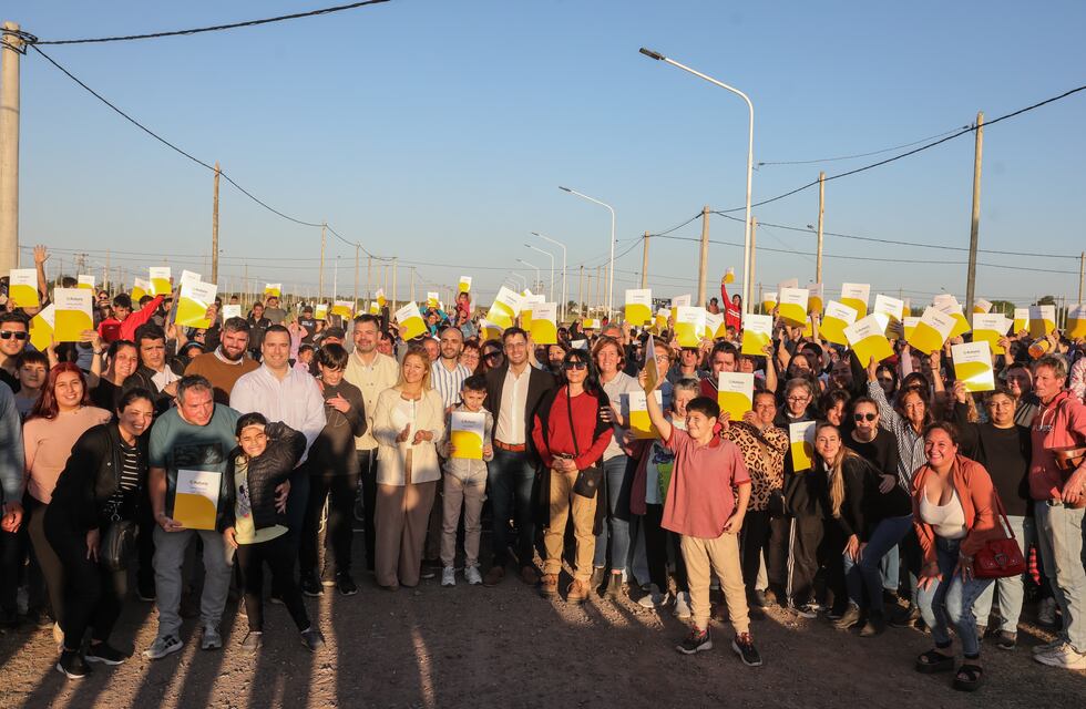 El sueño de la casa propia: se entregaron los boletos de los 315 lotes