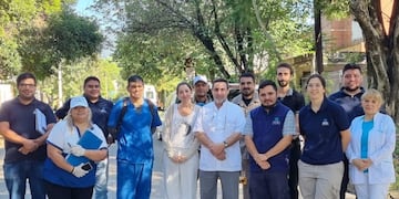El Ministro Medina Ruiz participó de los operativos.