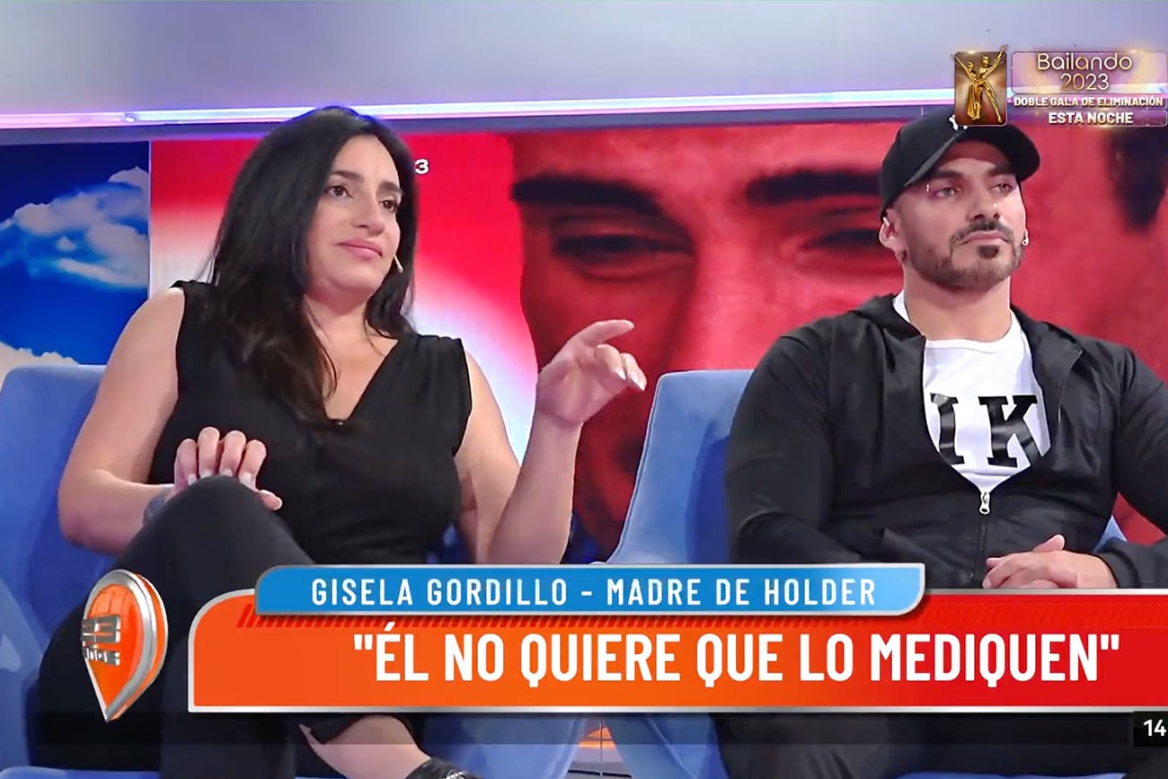 La mamá de Tomás Holder estuvo en "Intrusos" junto a su hermano y habló de la situación de su hijo. (Foto: Captura de pantalla)