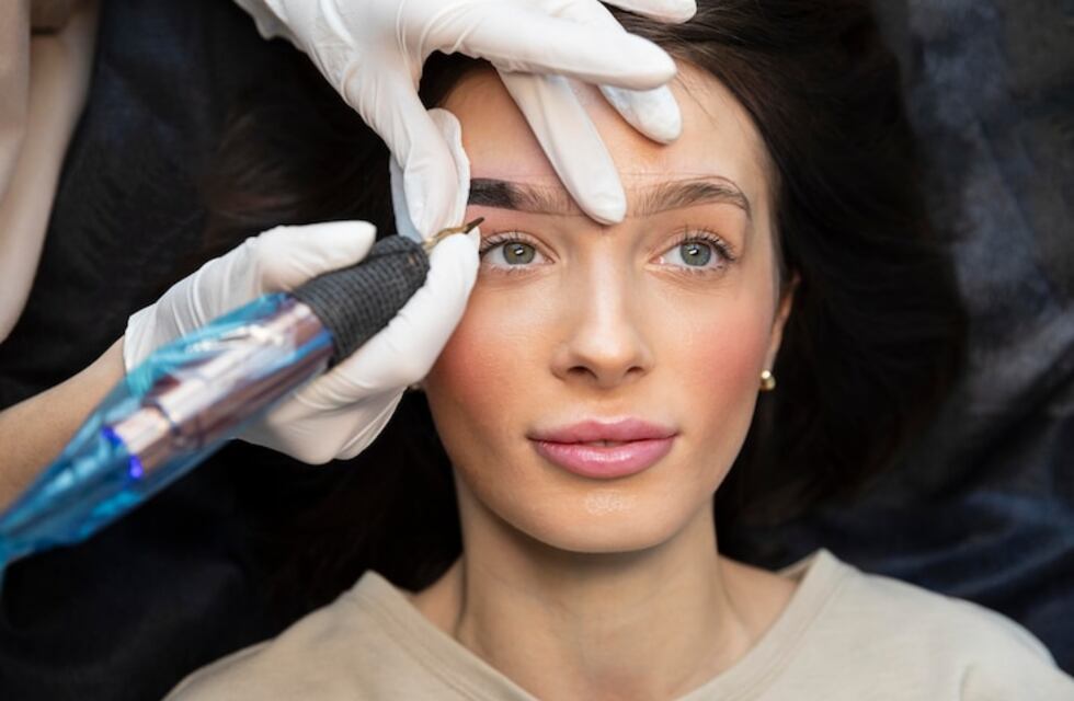 Se fue a tatuar, pero algo salió mal y terminó con cuatro cejas