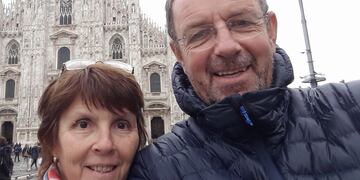 Sergio Finzi junto a su esposa Liliana Corradini. (Foto: Facebook Sergio Finzi)