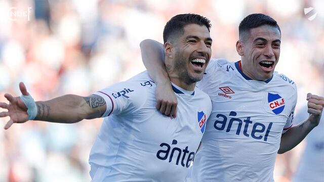 Luis Suárez metió un golazo en el clásico ante Peñarol. Foto: @Nacional
