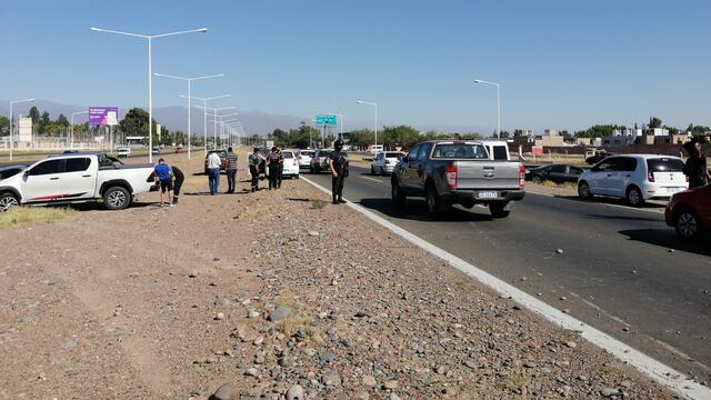 Accidente de tránsito en Acceso Este.