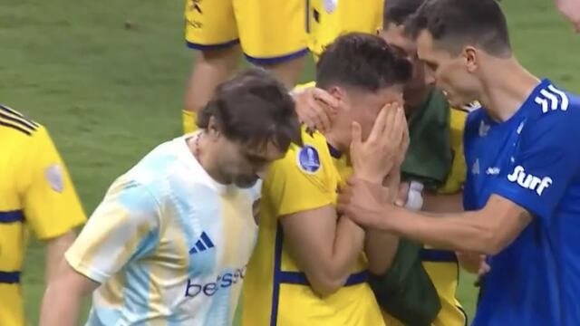 Merentiel erró su penal y Boca quedó afuera.