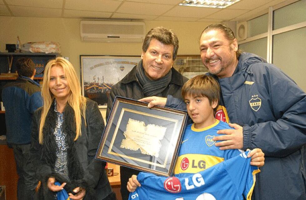 Boca, la otra pasión de Carlín Calvo: el día que lo homenajearon en La Bombonera