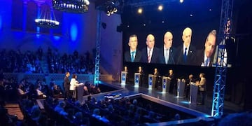 El último debate presidencial, en 2019.
