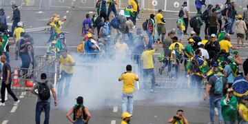 Escenas del fallido intento de golpe de estado en Brasilia, la capital jurídica y gubernamental de Brasil.