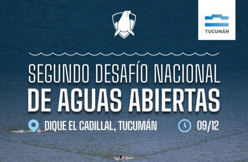 El Segundo Desafío Nacional de Aguas Abiertas tendrá lugar en El Cadillal