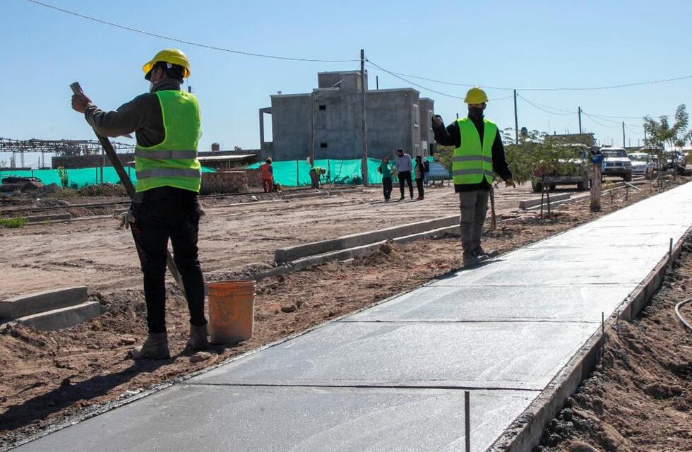 Vecinos del barrio Patrón Santiago ganaron el PAR y el Municipio comenzó la construcción de veredas