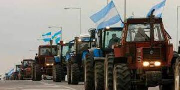 Tractorazo y movilización de agropecuarios Entre Ríos