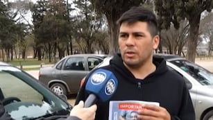 Adrián Aguilar, hijo de Héctor, pidió Justicia por su padre.